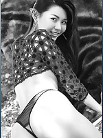 young asian in high heel